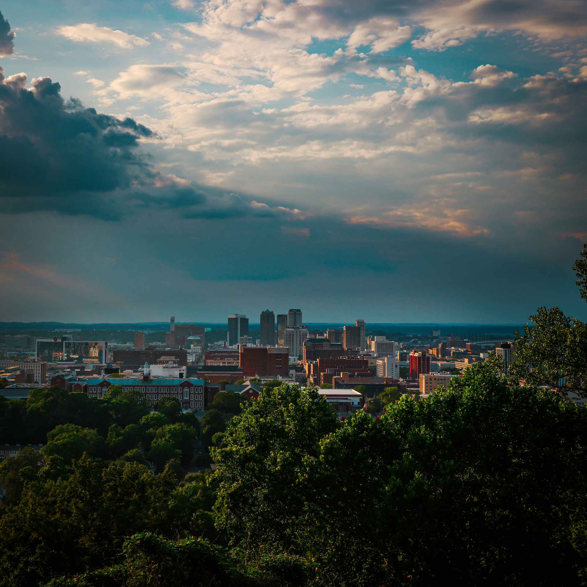 Birmingham Alabama Downtown Skyline